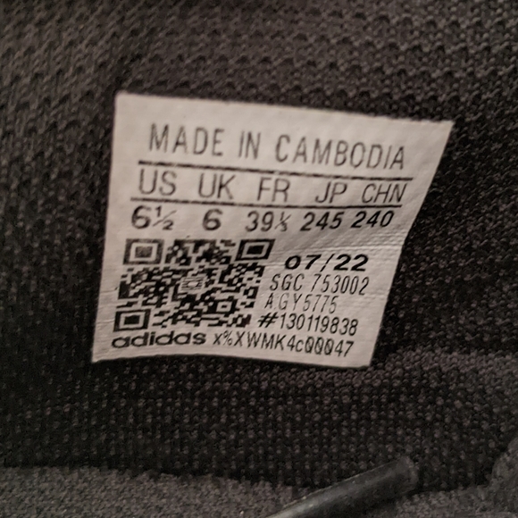 Adidas cleats size 6.5 - Picture 3 of 4